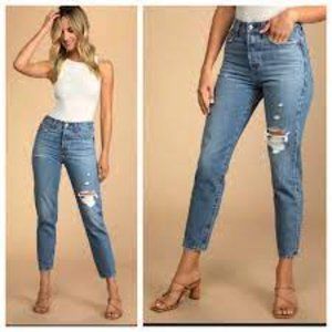 NEW Levi's Premium Wedgie Icon Fit Jeans Distressed Ripped - Sz 29